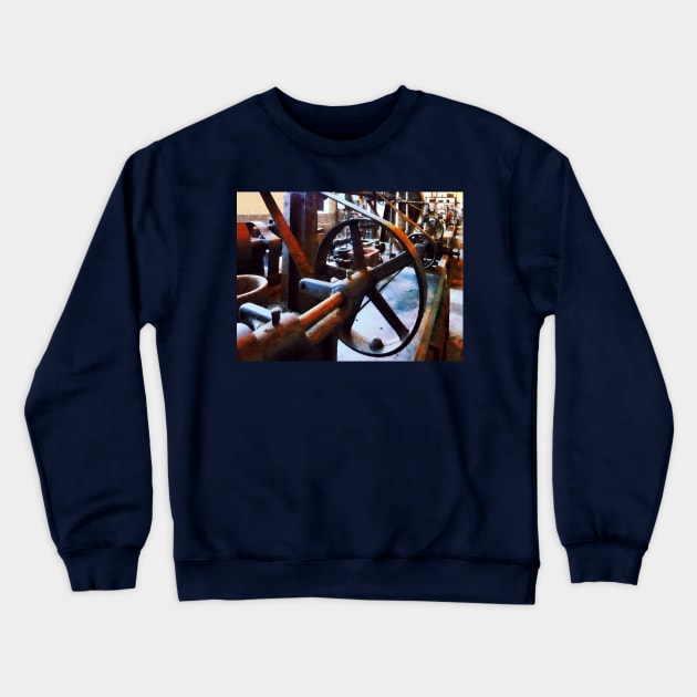 Building Trades - Machine Shop Crewneck Sweatshirt by SusanSavad